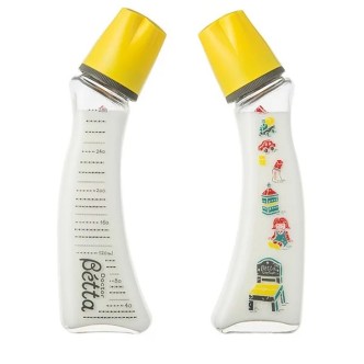 日本 Dr. Betta tonton三週年限量奶瓶 Brain G4-280ml (耐熱玻璃)