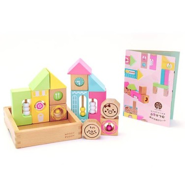 WOODY PUDDY音感邏輯積木城堡組