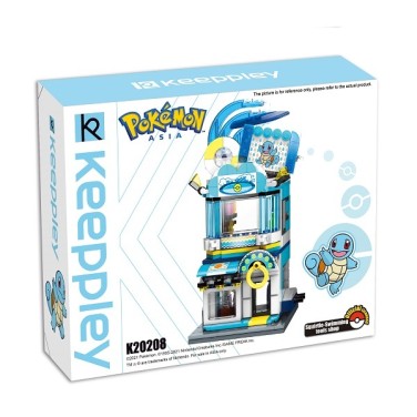 傑尼龜的衝浪用品店積木