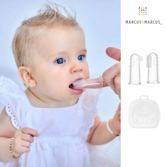 Marcus&Marcus 指套乳牙刷2入組(含盒)